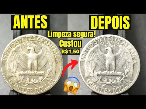 Vídeo: Como Limpar Moedas De Prata