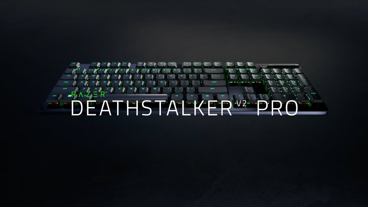 Ultra flache kabellose Tastatur – Razer DeathStalker V2 Pro 