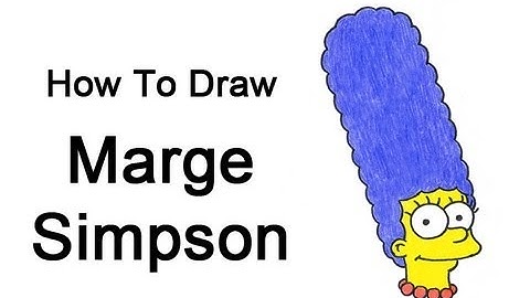 How to Draw Marge Simpson