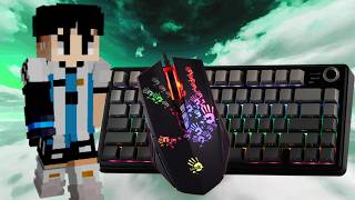 Keyboard + Mouse ASMR| Minecraft Bridge