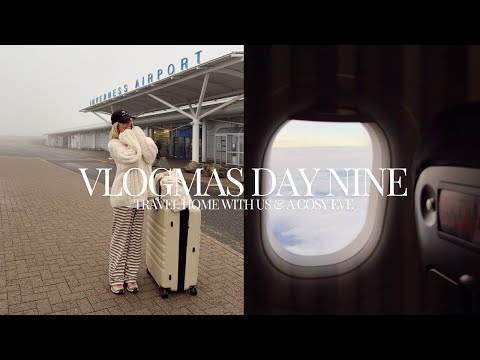 VLOGMAS DAY 9! TRAVEL HOME WITH US & FESTIVE DELIVERIES! | India Moon