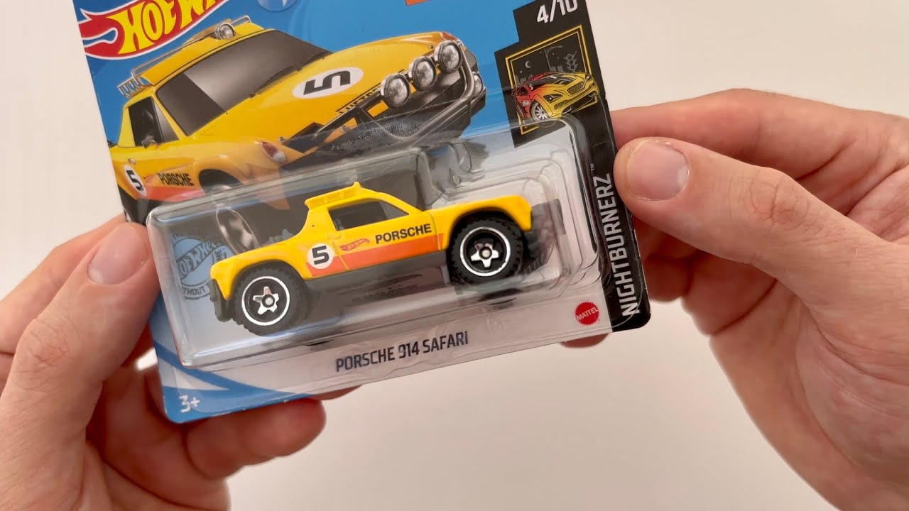 Hot Wheels Nightburnerz Porsche 914 Safari Yellow 1:64 Diecast - Wheelers N Dealers A Collectors