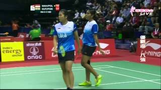 2014優霸盃8強 WD 印尼VS印度