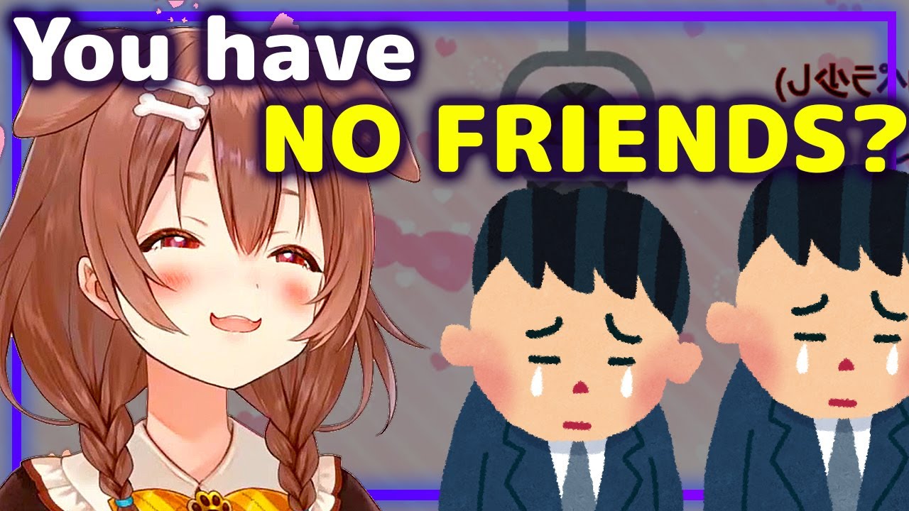 Inugami Korone - Consoles Viewer Who Has No Friends Wholesome Doggo【ENG Sub/Hololive】
