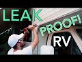 Resealing the RV Exterior Using a Solvent Based Caulk
