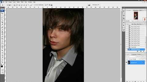 Photoshop tutorial - Sin City effect