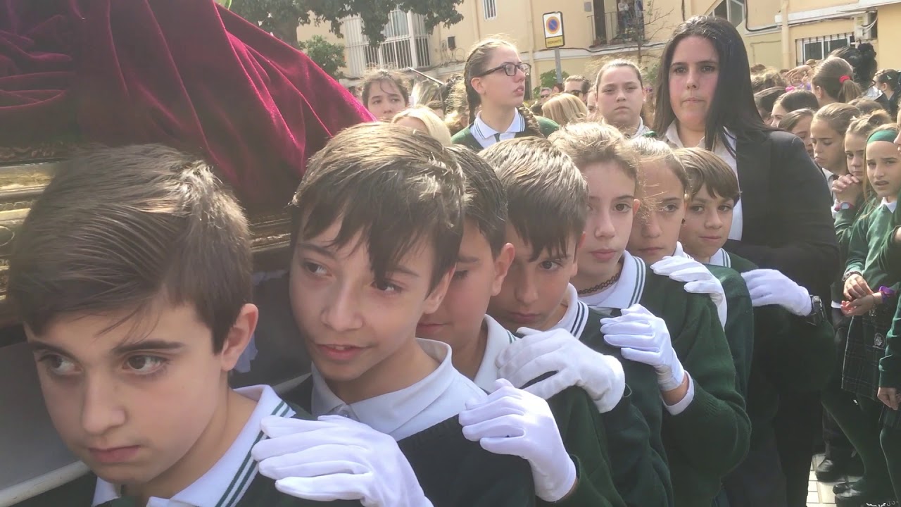 Procesión Semana Santa Málaga Colegio Espíritu Santo 2018 Fundación Victoria