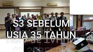 7 ALASAN KULIAH S3 DI USIA MUDA