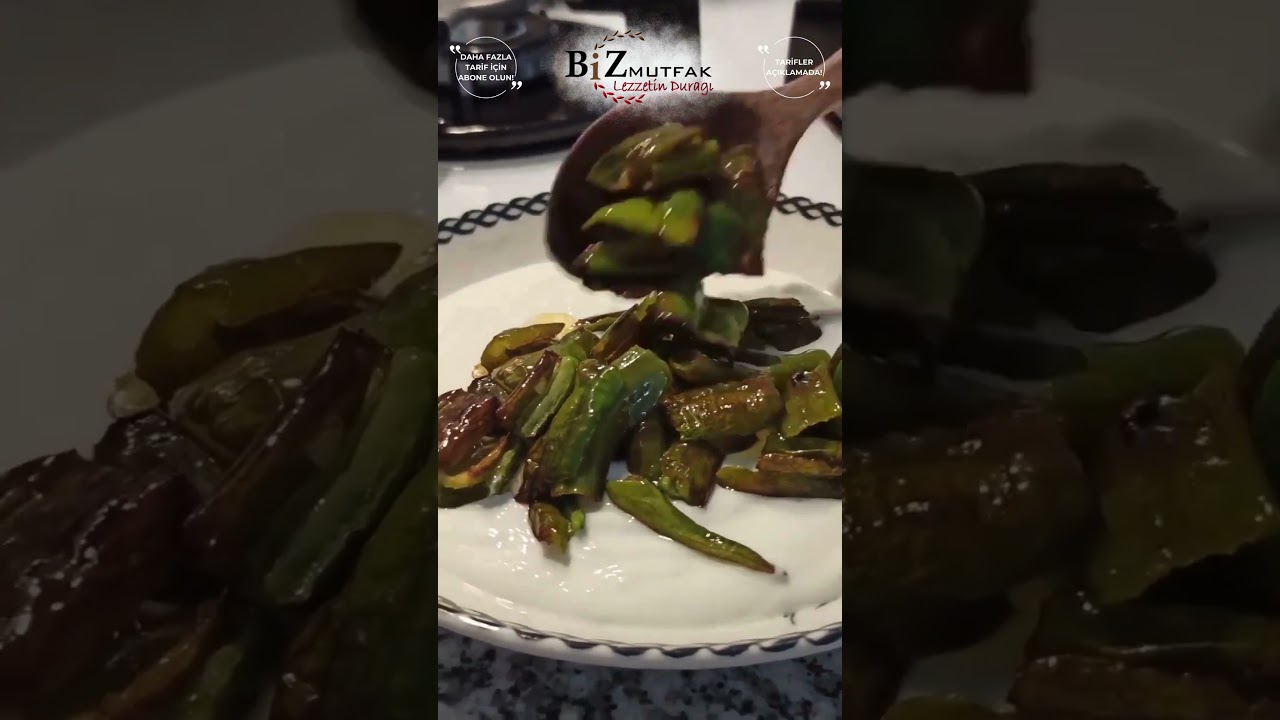 BİZ'de Kahvaltıda Yoğurtlu Biber Tarifi | Canan Ören  #evyemekleri #yemektarifleri #tatlıtarifleri