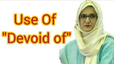Learn Use of Devoid Of | Define Devoid of | #english #learnenglish #iswearenglish #esl #devoid