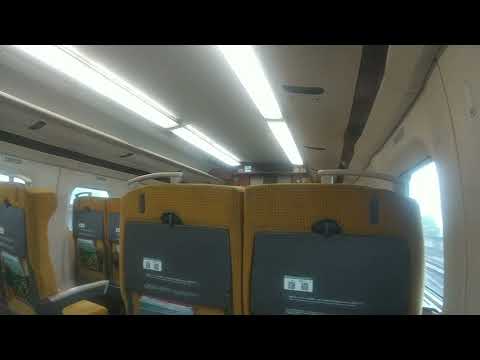 東北新幹線 はやぶさ102号 E6系 那須塩原駅通過時 車内