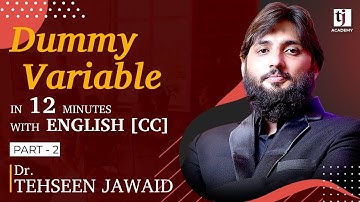Econometrics # 21 : Understand Dummy Variable in 12 Minutes (Part 2/2) Dr. Tehseen Jawaid