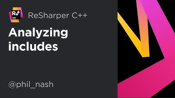 Analyzing includes with ReSharper C++