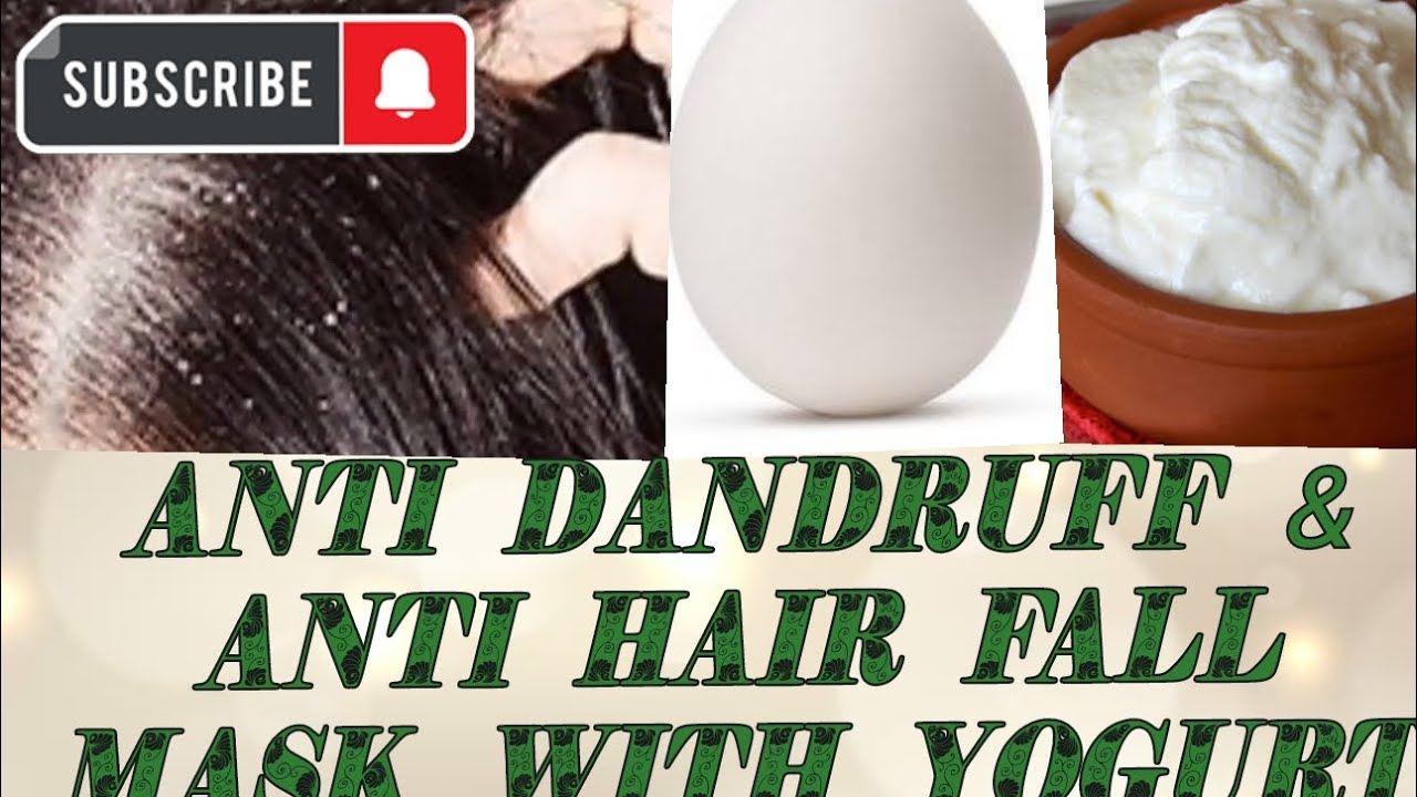 Anti Dandruff & Anti Hair Fall /Repair Damaged Rough Dull Hair Maskegg yogurt healthyhair