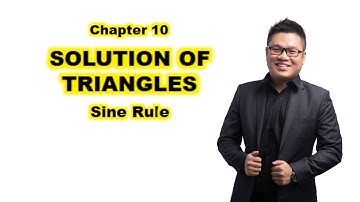 Add Math | Solution Of Triangles (10.1 Sine Rule) | SPM Form 4
