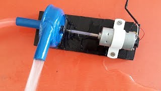 how to make water pump at home
