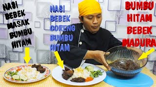 RESEP LENGKAP BEBEK  BUMBU HITAM MADURA