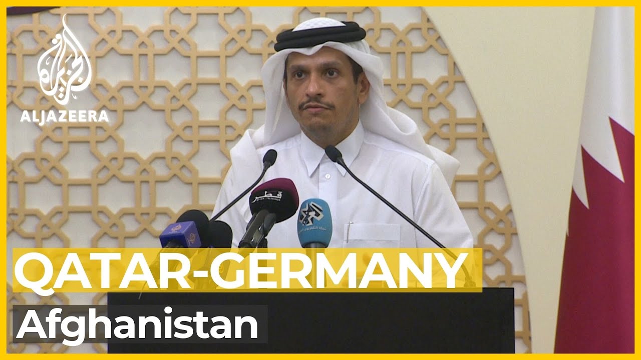 قطر وألمانيا تعقدان مؤتمراً صحفياً حول أفغانستان