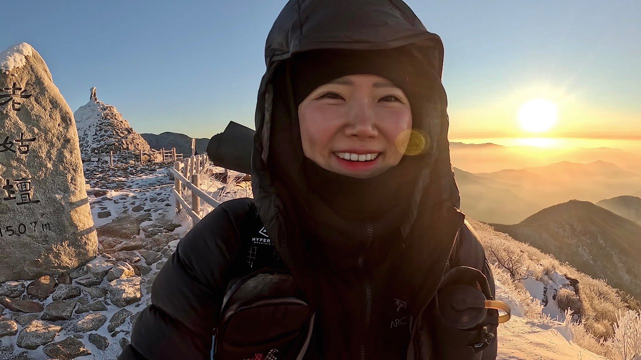 [Hiking] 전남 구례 지리산 등산 | 나홀로 1박 2일 노고단 일출 산행🌄| 노고단 대피소 삼겹살 먹방🐷| 노고단 마고할머니에게 소원빌기🙏| 화엄사 코스 | 지리산 국립공원
