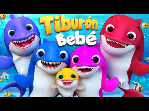 La Fiesta de Bebé Tiburón - Canciones para Bebés #BabyShark #NurseryRhymes #bebetiburon