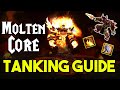 Molten core tanking guide wow classic  fury prot warrior main tank pov