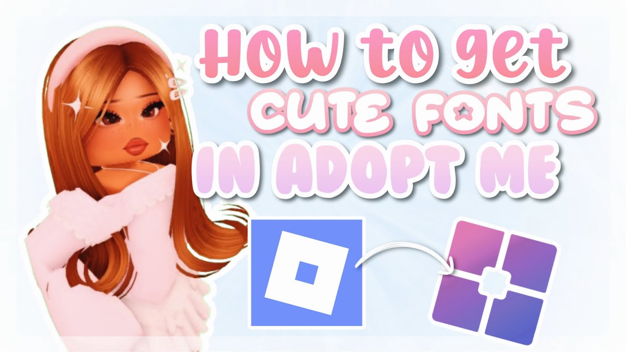 How to get cute fonts in Adopt Me!! 😱 #roblox - YouTube