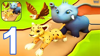 Animal Shifting Transform Run - Gameplay Walkthrough Part 1 Shape Shifting Animal Run (iOS, Android) screenshot 2