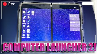 MICROSOFT SURFACE DUO COMPUTER LAUNCHER 2 REVIEW! | THE BEST WINDOWS 10 LAUNCHER GOT UPDATED! screenshot 5