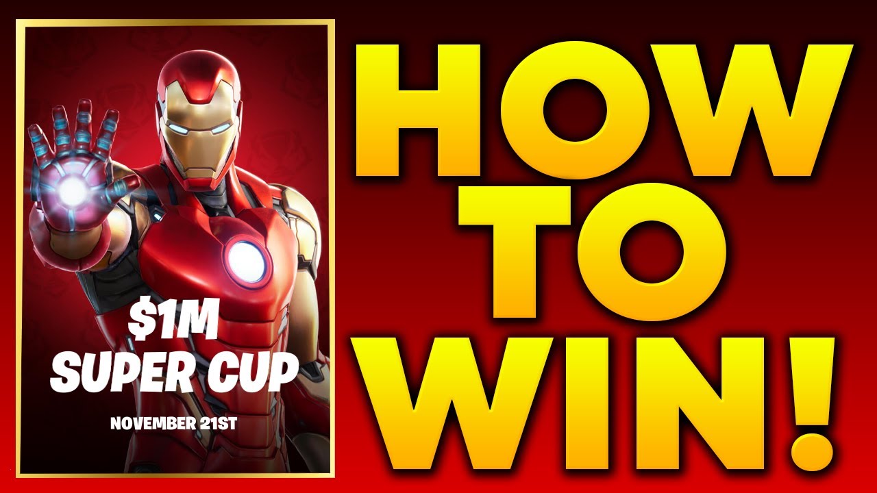 HOW TO WIN $1 MILLION SUPER CUP ( FORTNITE MARVEL KNOCKOUT TIPS AND TRICKS)