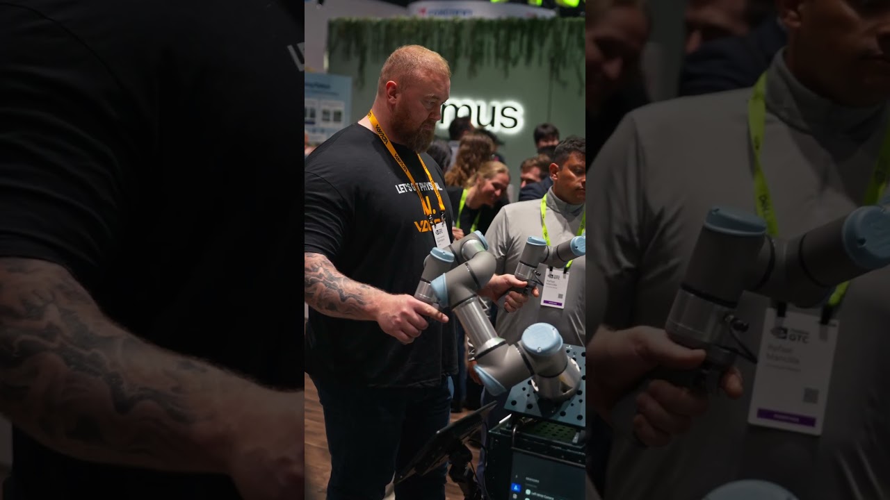 Thor Showed Up at NVIDIA GTC 2026… Here’s What Happened  #ai #fyp