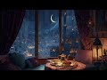 Gentle Rain Sounds for Calm Night 🌙 Rainy Night Ramadan Background for Iftar Peace
