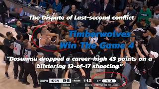 2026 NBA 季後賽》諸神黃昏！灰狼奇兵 Ayo Dosunmu 狂轟 43 分狙擊金塊聽牌，Jokic 怒槓 McDaniels 集體大衝突現場全紀錄 #NBA季後賽2026 #灰狼對金塊
