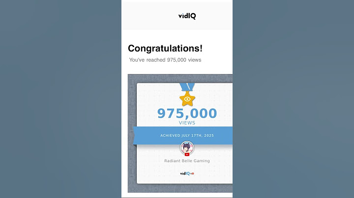 Thank you guys for 975,000 views (Almost to 1M)