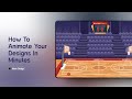 How To Animate Your Designs In Minutes Using Figma And Phase 🔥 | Tutorial For Beginners