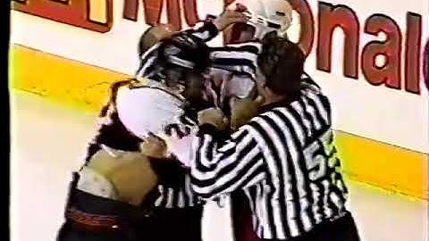 Sandy McCarthy vs Darren Langdon Round 3 ; Craig Berube vs Chris Tamer Round 4