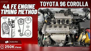 Toyota 96 Corolla 4A FE Engine Timing Method By Raja Auto