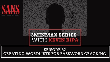 Episode 62: Creating wordlists for password cracking