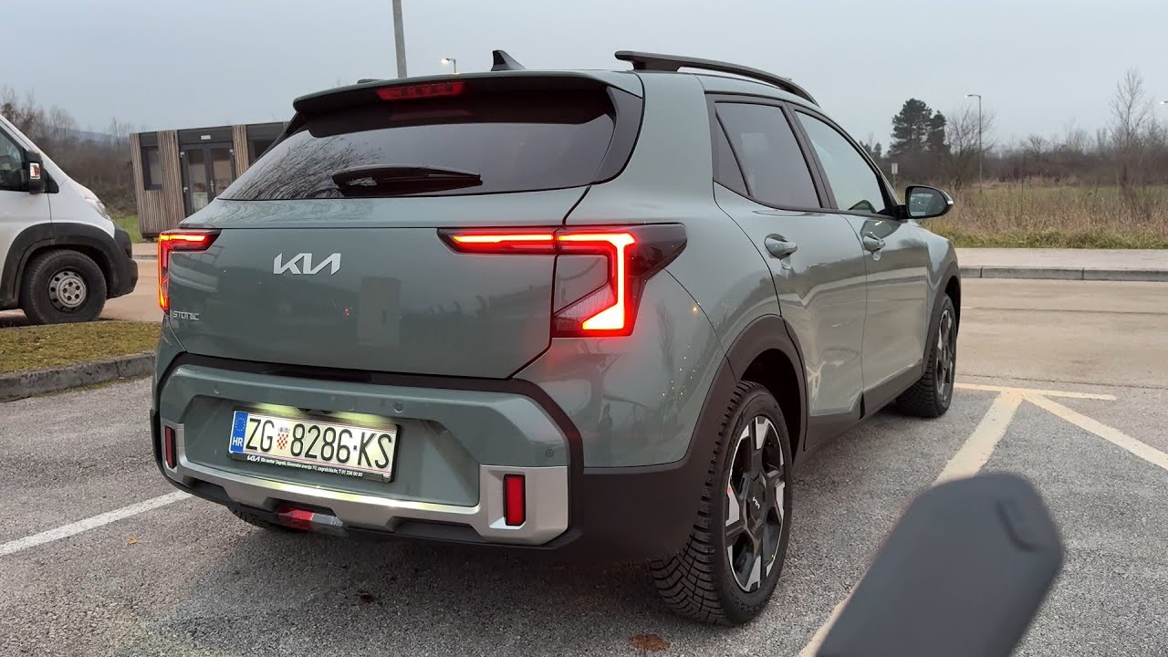 New KIA STONIC 2026 - EVENING POV test drive (1.0 T-GDI, 7 DCT) COOL DIGITAL cockpit