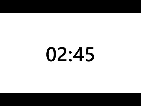 Timer for 2 minutes and 45 seconds