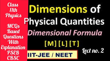11th Physics MCQs based Questions with solution | Lect no. 2 | #physics #Pseb #cbsc #NEET #JEE