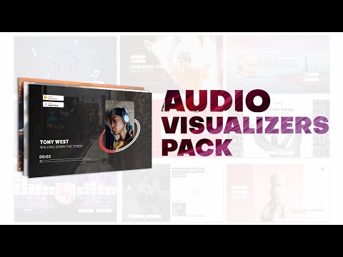 stunning music visualizer, audio spectrum / Equalizer (AE | PR )