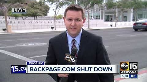 Backpage.com shut down by Federal agents