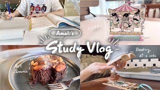Study Vlog | TOEIC Study Record for Working Adults on a Day Off 📚 | Take a Break at a Cafe ☕ & Fo...