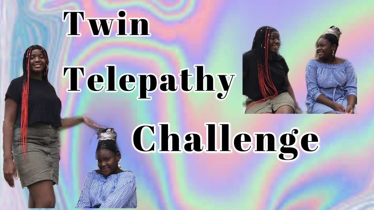 TWIN TELEPATHY CHALLENGE/////Our First Video - YouTube