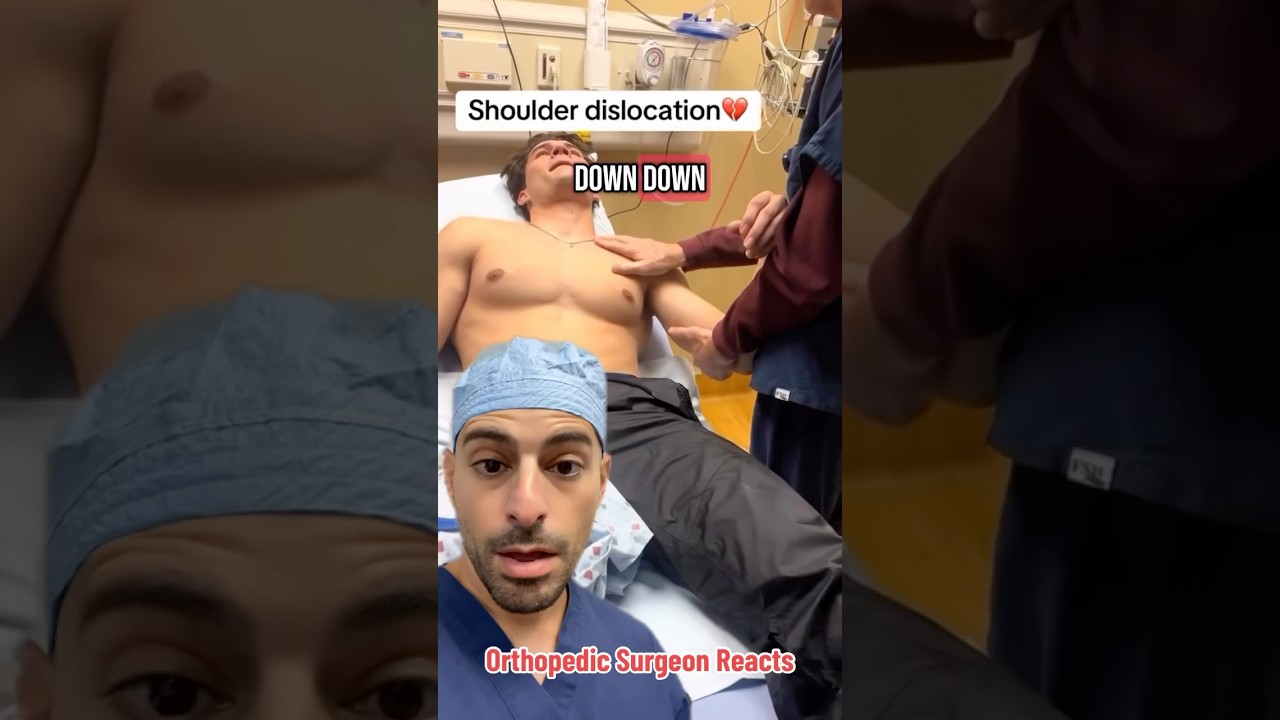 Surgeon Reacts to Shoulder Dislocation Maneuver