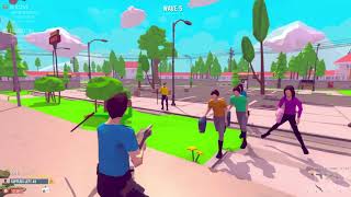 Customers From Hell Gameplay - Unity3D game project made during quarantine (Wave survival game)