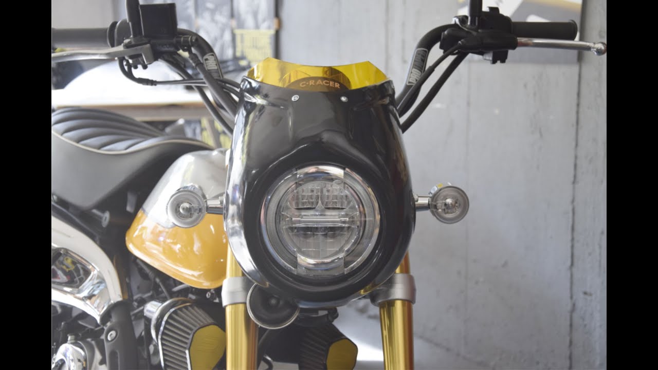 Installation Instruction Headlights Mask Café Racer for Honda Monkey