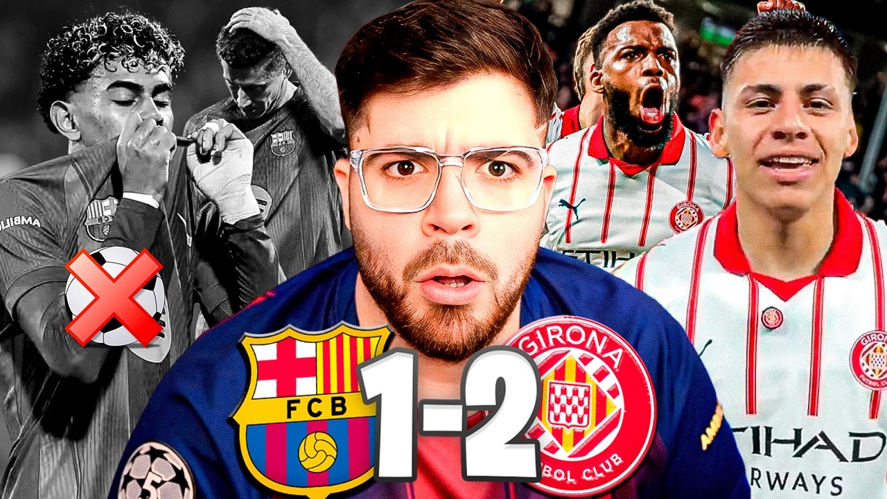BARCELONA PIERDE EL LIDER DE LA LIGA. DERROTA DURA VS GIRONA. ¿ROBO A LOS CULÉS? LAMINE ERRA PENAL.
