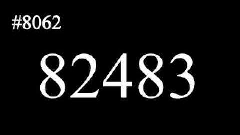 Count up 8001st to 8100th prime numbers! 1st channel.