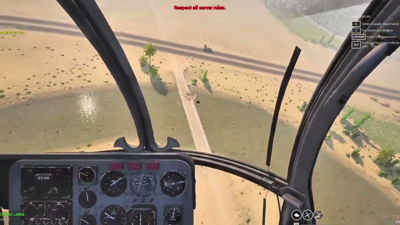 SQUAD Daily Route in Middle East / Average Little Bird Pilot